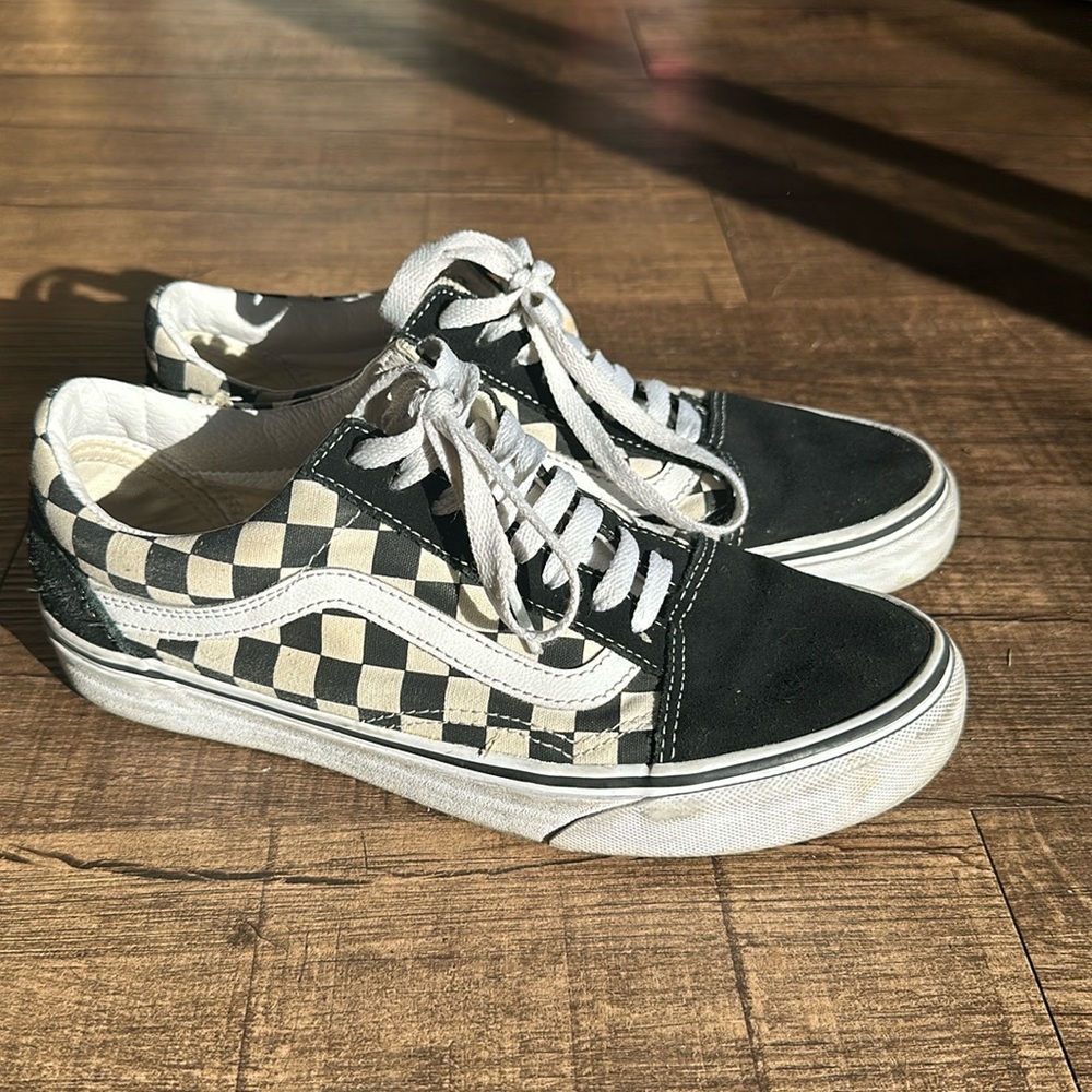 Vans checkered black white old skool sneaker
